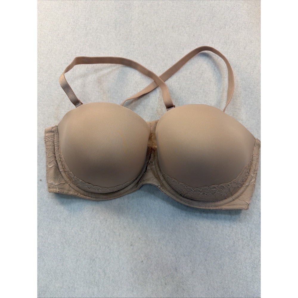 Torrid Curve Padded Underwire Adjustable Straps Bra Size 42D Beige